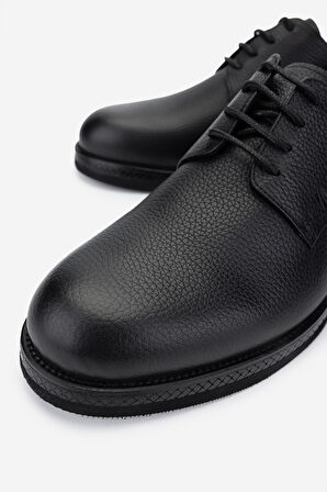 Valmenti Erkek Hakiki Deri Siyah Floter Klasik Ayakkabı 987 199 ERK AYK Y25 SIYAH FLTR