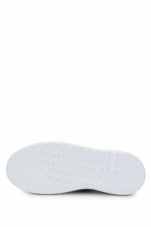 Baldinini Erkek Hakiki Deri Beyaz/Yeşil Sneakers & Spor Ayakkabı 509 150860 ERK AYK Y25 WHITE/GREE