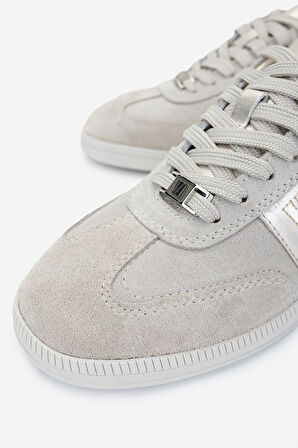 Valmenti Kadın Hakiki Deri Bej Süet Sneakers & Spor Ayakkabı 1011 6894 BN AYK Y25 BEJ SUET