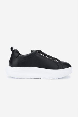 Valmenti Kadın Hakiki Deri Siyah Deri Sneakers & Spor Ayakkabı 1115 8417 BN AYK Y25 SIYAH DR
