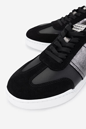 Valmenti Kadın Hakiki Deri Sneakers & Spor Ayakkabı 1115 2906 BN AYK Y25 SYH SUET/SYH DR/ANT KROKO