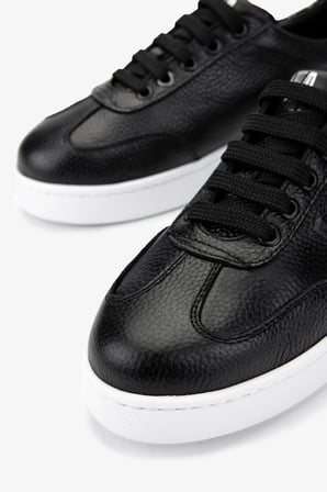 Valmenti Kadın Hakiki Deri Siyah Floter Sneakers & Spor Ayakkabı 1116 1362 BN AYK Y25 SIYAH FLTR