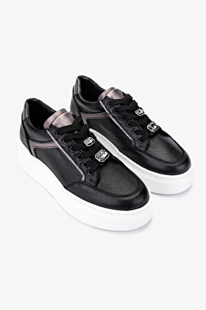 Valmenti Kadın Hakiki Deri Sneakers & Spor Ayakkabı 1116 450 BN AYK Y25 SYH FLTR/ANT/ANT TS