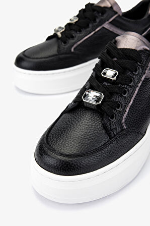 Valmenti Kadın Hakiki Deri Sneakers & Spor Ayakkabı 1116 450 BN AYK Y25 SYH FLTR/ANT/ANT TS