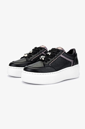 Valmenti Kadın Hakiki Deri Sneakers & Spor Ayakkabı 1116 450 BN AYK Y25 SYH FLTR/ANT/ANT TS