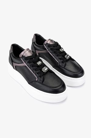 Valmenti Kadın Hakiki Deri Sneakers & Spor Ayakkabı 1116 450 BN AYK Y25 SYH FLTR/ANT/ANT TS