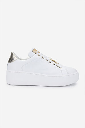 Méliné Kadın Hakiki Deri Sneakers & Spor Ayakkabı 1117 664 ACC-PF BN AYK Y25 BIANCO LAM.