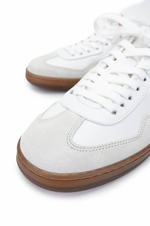 Barracuda Erkek Hakiki Deri Beyaz/Siyah Sneakers & Spor Ayakkabı 511 BU3520B ERK AYK Y25 MARMO/BNC/NERO