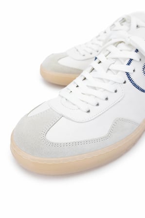 Barracuda Erkek Hakiki Deri Beyaz/Lacivert Sneakers & Spor Ayakkabı 511 BU3538B ERK AYK Y25 MARMO/CML/NTCL