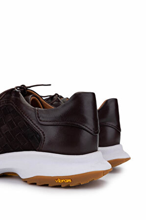 Tamer Tanca Erkek Hakiki Deri Kahverengi Sneakers & Spor Ayakkabı 1092 22221 ERK AYK Y25 KAHVE DR/SUET ORGU