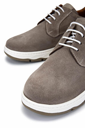 Tamer Tanca Erkek Hakiki Deri Vizon Süet Casual Ayakkabı 1092 31081 ERK AYK Y25 VIZON SUET