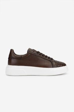 Valmenti Erkek Hakiki Deri Sneakers & Spor Ayakkabı 04 2559 ERK AYK Y25 KAHVE DR/ORGU