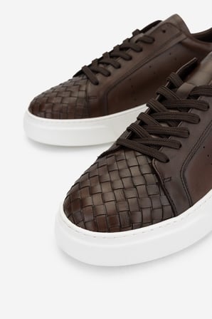 Valmenti Erkek Hakiki Deri Sneakers & Spor Ayakkabı 04 2559 ERK AYK Y25 KAHVE DR/ORGU