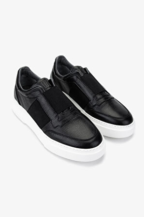 Valmenti Erkek Hakiki Deri Siyah Sneakers & Spor Ayakkabı 04 3605-42 ERK AYK Y25 SIYAH
