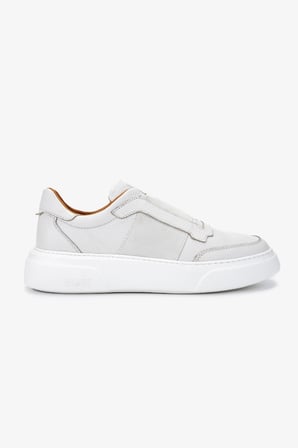 Valmenti Erkek Hakiki Deri Beyaz Sneakers & Spor Ayakkabı 04 3605-42 ERK AYK Y25 KIRIK BEYAZ