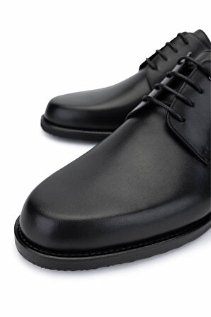 Tamer Tanca Erkek Hakiki Deri Siyah Analin Casual Ayakkabı 708 4001 ERK AYK Y25 SIYAH ANL