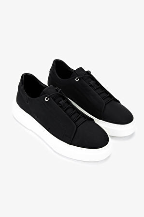 Valmenti Erkek Hakiki Deri Siyah Sneakers & Spor Ayakkabı 965 2617 ERK AYK Y25 SIYAH ZUMA