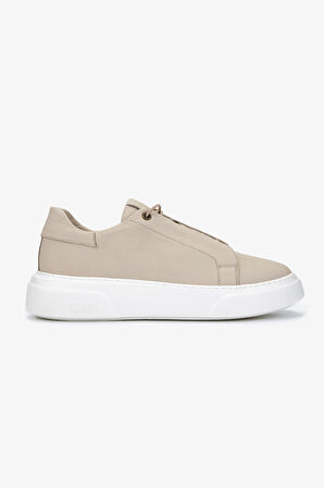 Valmenti Erkek Hakiki Deri Sneakers & Spor Ayakkabı 965 2617 ERK AYK Y25 BEJ ZUMA