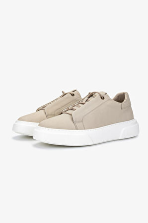 Valmenti Erkek Hakiki Deri Sneakers & Spor Ayakkabı 965 2617 ERK AYK Y25 BEJ ZUMA
