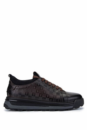 Tamer Tanca Erkek Hakiki Deri Kahverengi Sneakers & Spor Ayakkabı 1118 096 ERK AYK Y25 KAHVE BSK
