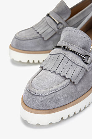 Valmenti Kadın Hakiki Deri Taş Süet Topuklu Ayakkabı 154 6450 BN AYK Y25 TAS SUET