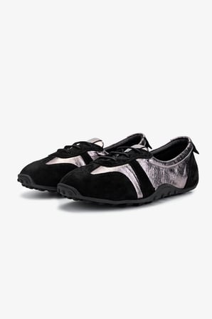 Valmenti Kadın Hakiki Deri Siyah Süet Sneakers & Spor Ayakkabı 51 71351 BN AYK Y25 SYH SUET/ANT