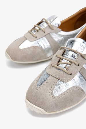 Valmenti Kadın Hakiki Deri Sneakers & Spor Ayakkabı 51 71351 BN AYK Y25 TAS SUET/LAME