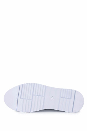 Tamer Tanca Kadın Hakiki Deri Beyaz/Lame Comfort Ayakkabı 766 2070 BN AYK Y25 BEYAZ/LAME