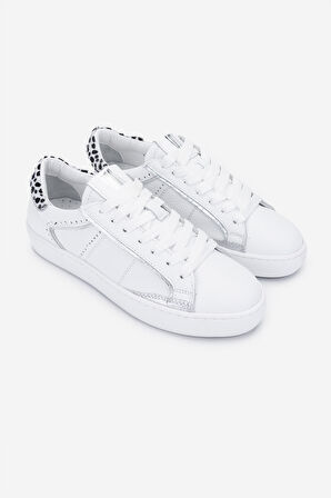 Valmenti Kadın Hakiki Deri Beyaz Sneakers & Spor Ayakkabı 1119 1234 BN AYK Y25 BEYAZ FLTR