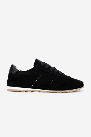 Valmenti Kadın Hakiki Deri Siyah Süet Sneakers & Spor Ayakkabı 1119 0138 BN AYK Y25 SIYAH SUET