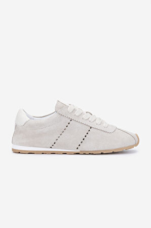 Valmenti Kadın Hakiki Deri Bej Süet Sneakers & Spor Ayakkabı 1119 0138 BN AYK Y25 BEJ SUET