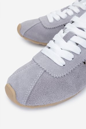 Valmenti Kadın Hakiki Deri Gri Sneakers & Spor Ayakkabı 1119 0138 BN AYK Y25 GRI SUET