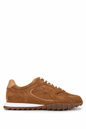 Tamer Tanca Kadın Hakiki Deri Taba Süet Sneakers & Spor Ayakkabı 1121 2000 BN AYK Y25 TABA SUET