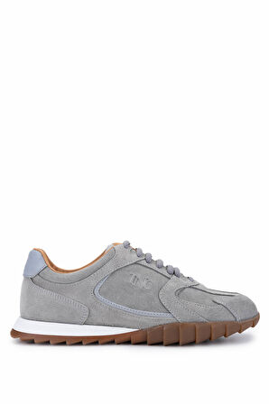 Tamer Tanca Kadın Hakiki Deri Gri Sneakers & Spor Ayakkabı 1121 2000 BN AYK Y25 GRI SUET