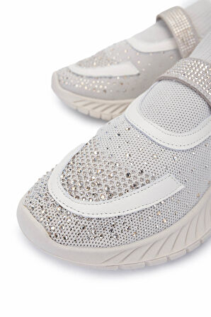Tamer Tanca Kadın Tekstil Bej Sneakers & Spor Ayakkabı 1123 6088 BN AYK Y25 BEJ TRK