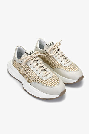 Valmenti Kadın Deri & Tekstil Sneakers & Spor Ayakkabı 1123 610 BN AYK Y25 BEJ DR/BEJ HSR