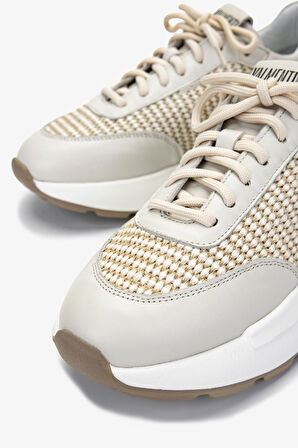 Valmenti Kadın Deri & Tekstil Sneakers & Spor Ayakkabı 1123 610 BN AYK Y25 BEJ DR/BEJ HSR