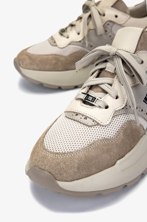 Valmenti Kadın Hakiki Deri Bej Süet Sneakers & Spor Ayakkabı 1123 6080 BN AYK Y25 BEJ SUET
