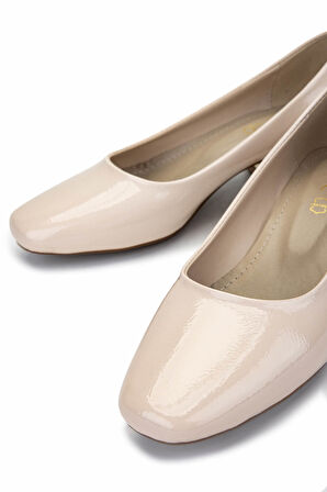 Tamer Tanca Kadın Vegan Vizon Topuklu Ayakkabı 1128 1050 BN AYK Y25 A.VIZON KRSK