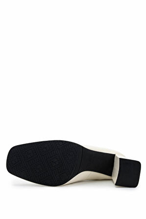 Tamer Tanca Kadın Hakiki Deri Bej Topuklu Ayakkabı 1129 001 BN AYK Y25 BEJ BNCK