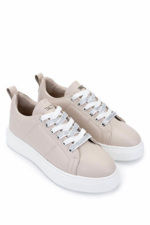 Tamer Tanca Kadın Vegan Vizon Sneakers & Spor Ayakkabı 1009 117 BN AYK Y25 A.VIZON