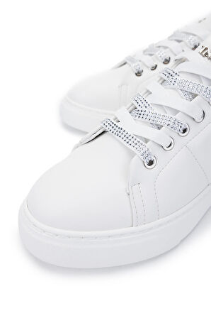 Tamer Tanca Kadın Vegan Beyaz Sneakers & Spor Ayakkabı 1009 117 BN AYK Y25 BEYAZ CILT