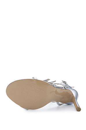 Tamer Tanca Kadın Vegan Lame Topuklu Ayakkabı 932 2932 BN AYK Y25 LAME