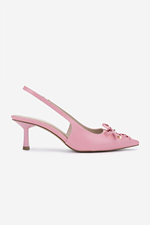 Valmenti Kadın Vegan Pudra Topuklu Ayakkabı 932 2300 BN AYK Y25 PUDRA CILT