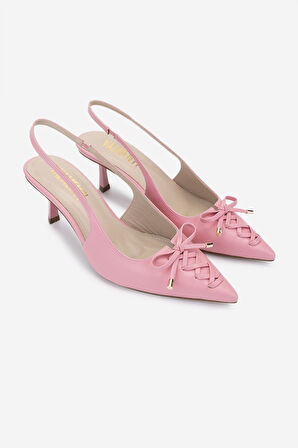 Valmenti Kadın Vegan Pudra Topuklu Ayakkabı 932 2300 BN AYK Y25 PUDRA CILT