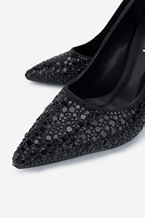 Valmenti Kadın Vegan Siyah Topuklu Ayakkabı 891 608 BN AYK Y25 SIYAH