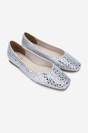 Valmenti Kadın Vegan Lame Babet Ayakkabı 891 421 BN AYK Y25 LAME