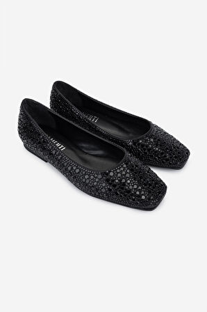 Valmenti Kadın Vegan Siyah Babet Ayakkabı 891 421 BN AYK Y25 SIYAH