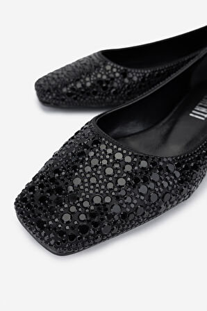 Valmenti Kadın Vegan Siyah Babet Ayakkabı 891 421 BN AYK Y25 SIYAH