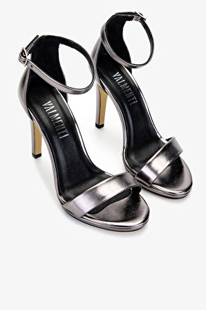 Valmenti Kadın Vegan Gri Topuklu Ayakkabı 828 7418 BN AYK Y25 ANTRASIT